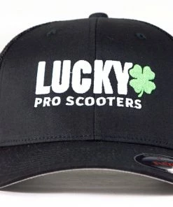 Lucky Scooters Lucky Solid Logo Trucker Mesh Hat