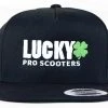 Lucky Scooters Lucky Solid Logo Flat Bill Snapback Hat Lifestyle