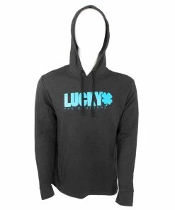 Lucky Scooters Lifestyle Lucky Solid Logo Hoodie - Charcoal