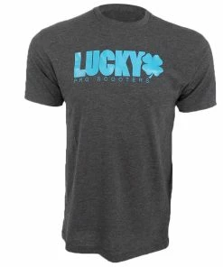 Lucky Scooters Lucky Solid Logo T-shirt Charcoal
