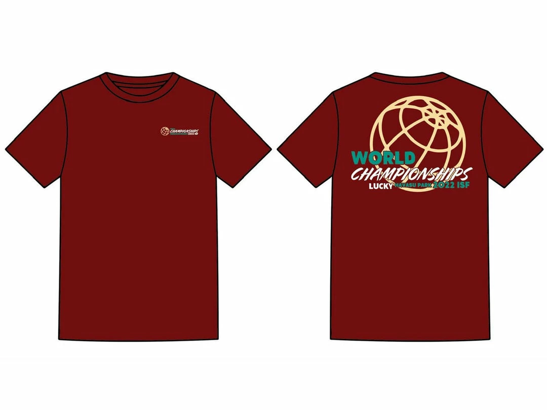Best Sale 🔥 Lucky Scooters Lucky 2022 ISF World Championship T-Shirt ✨ 3 Lucky Scooters Lucky 2022 ISF World Championship T-Shirt