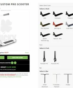 Lucky Scooters Pro Scooters Custom Scooter Builder