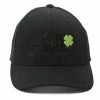 Lucky Flexfit 110 Curved Bill Hat Black Logo Lifestyle