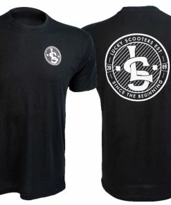 Lucky Scooters Lifestyle Lucky Since The Beginning T-Shirt - Onyx