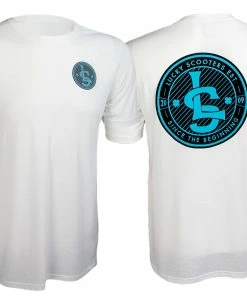 Lucky Scooters Lucky Since The Beginning T-Shirt ~ White Lifestyle