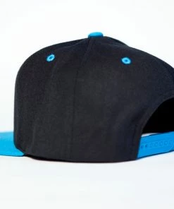 Lucky Scooters Lucky Solid Logo Teal Flat Bill Snapback Hat